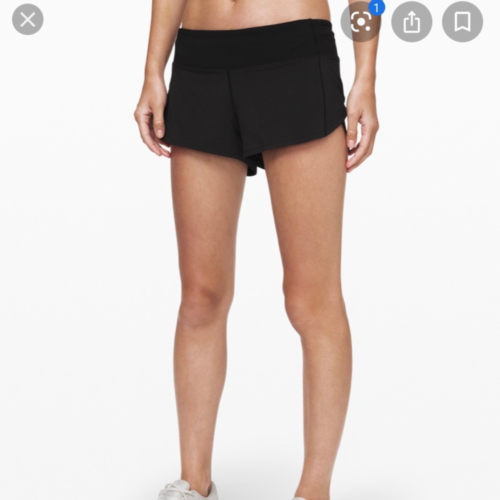 Lululemon speed up shorts 2.5”